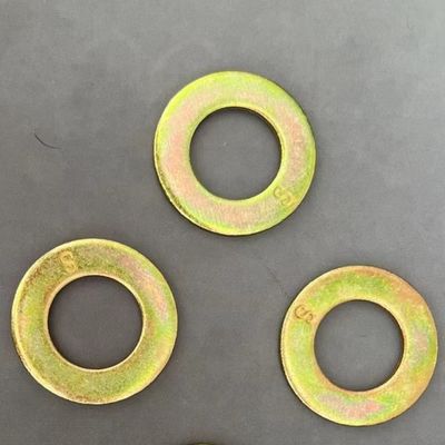 SAE Flat Steel Washers Zenk kaplama / HDG Mekanik uygulamalar için