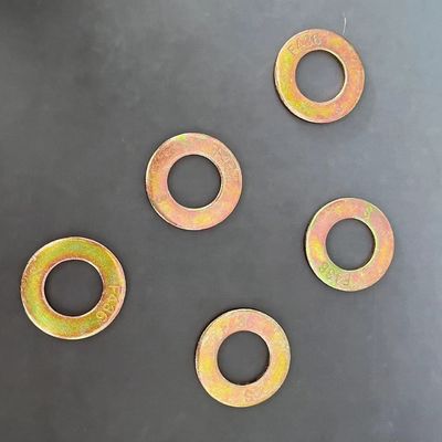 F436 Rüzgar türbinleri için standart olmayan yıkayıcı, düz/dakromet S45C/40CR